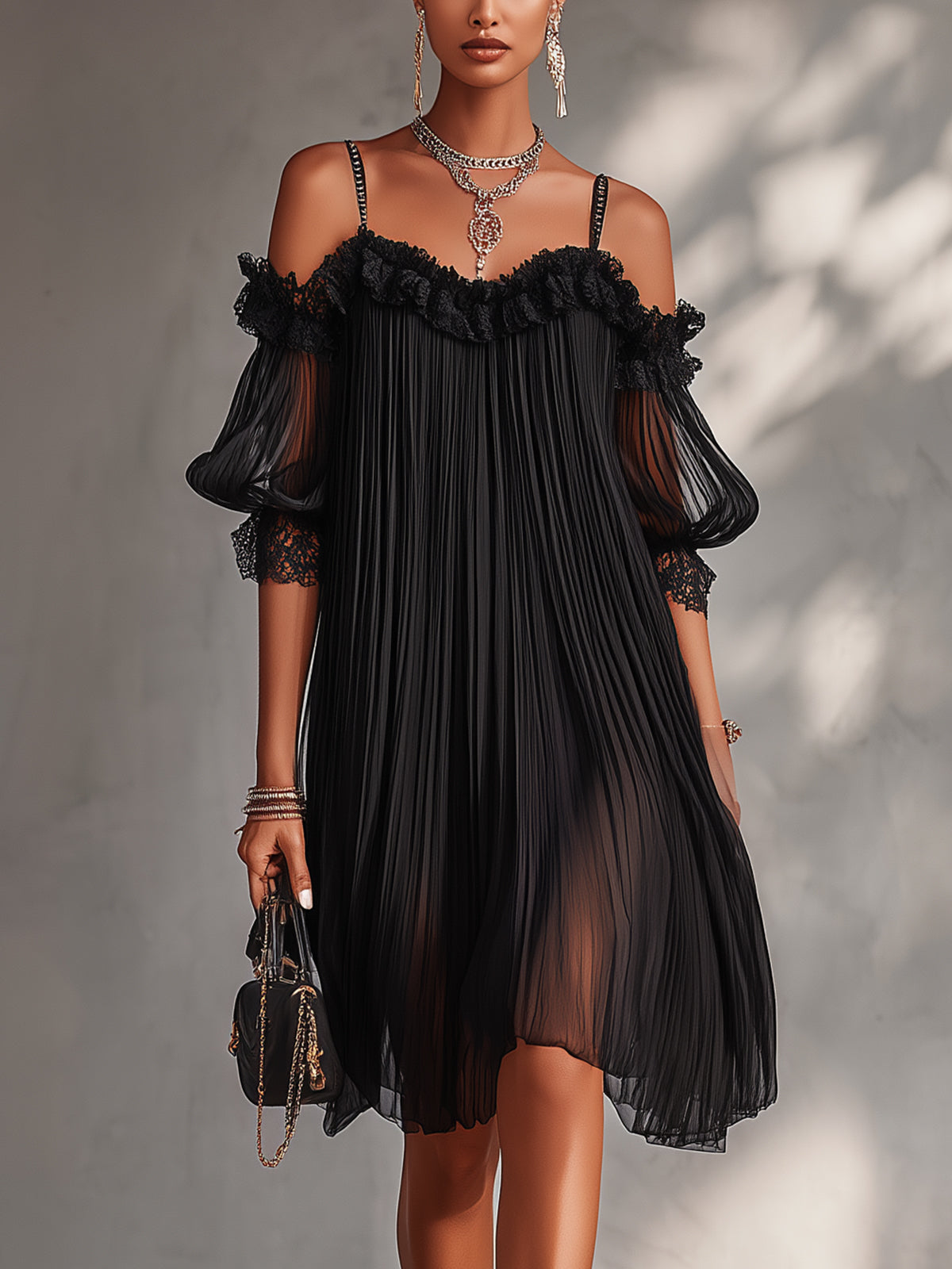Livia | Mini Abito Nero Elegante