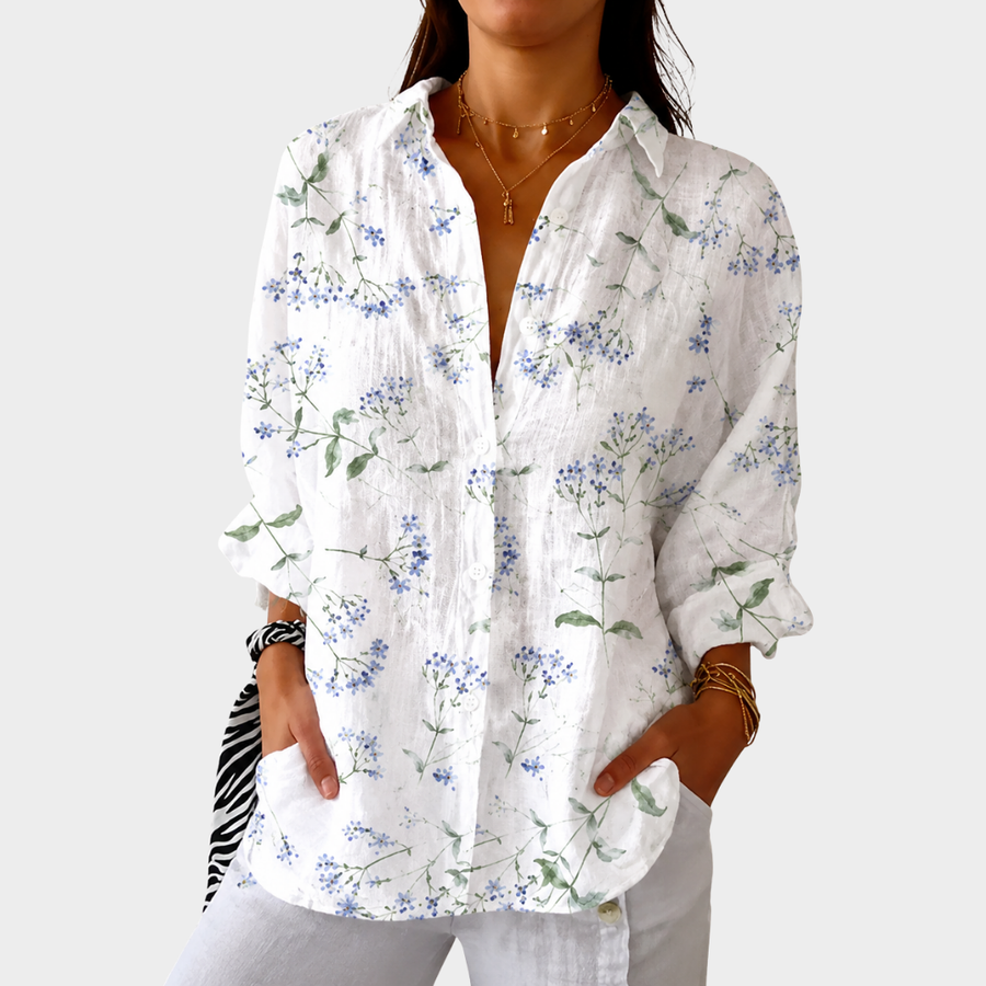 Blusa Leggera Colorata a Stampa