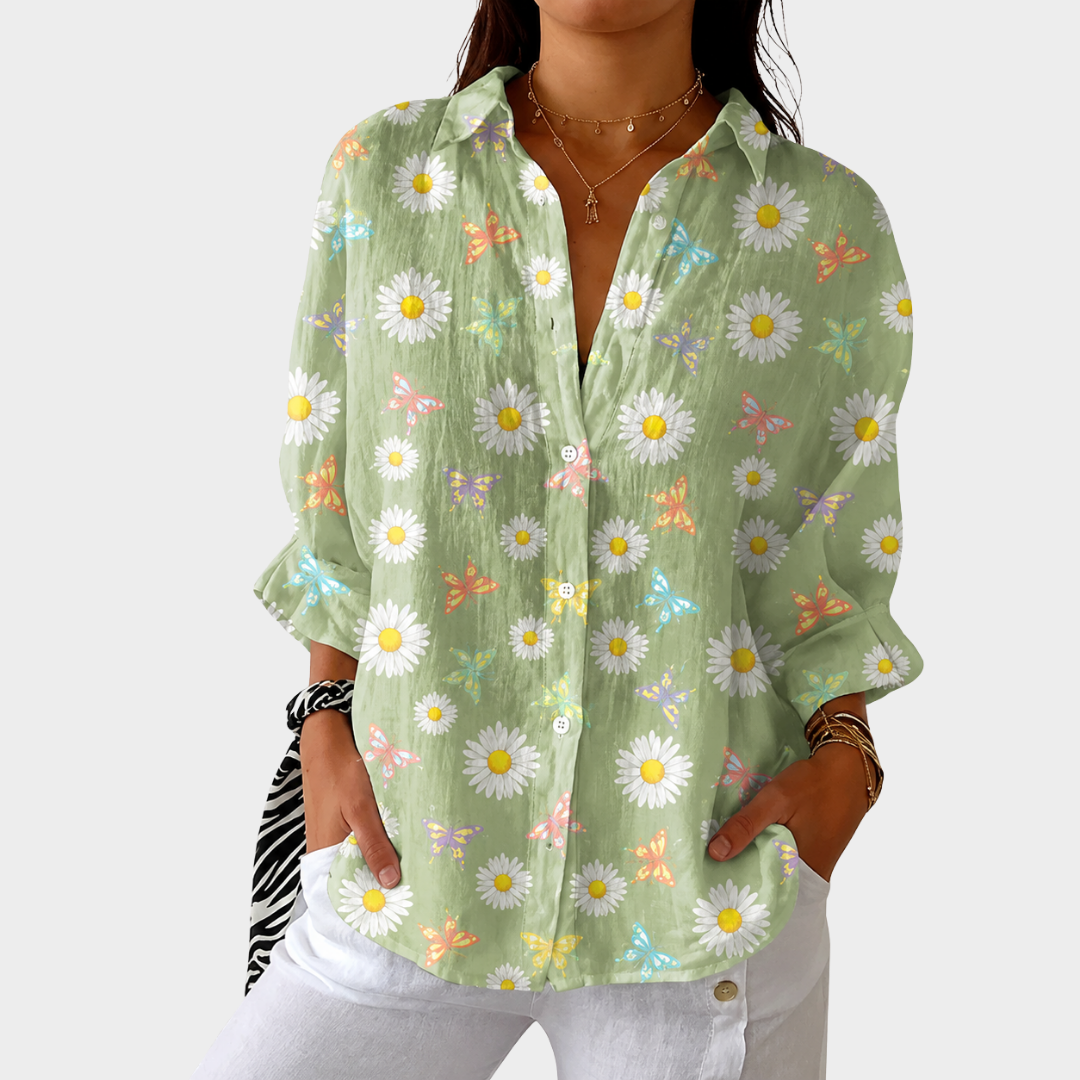 Blusa Leggera Colorata a Stampa