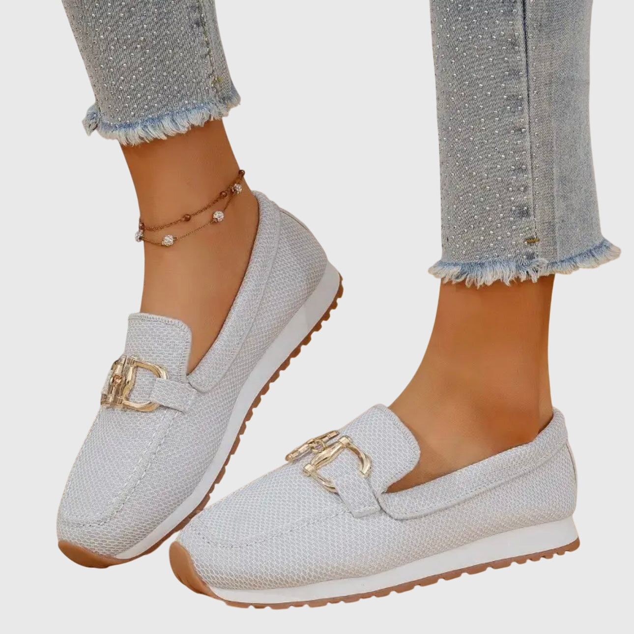 Lia - Sneakers ortopediche modello loafer