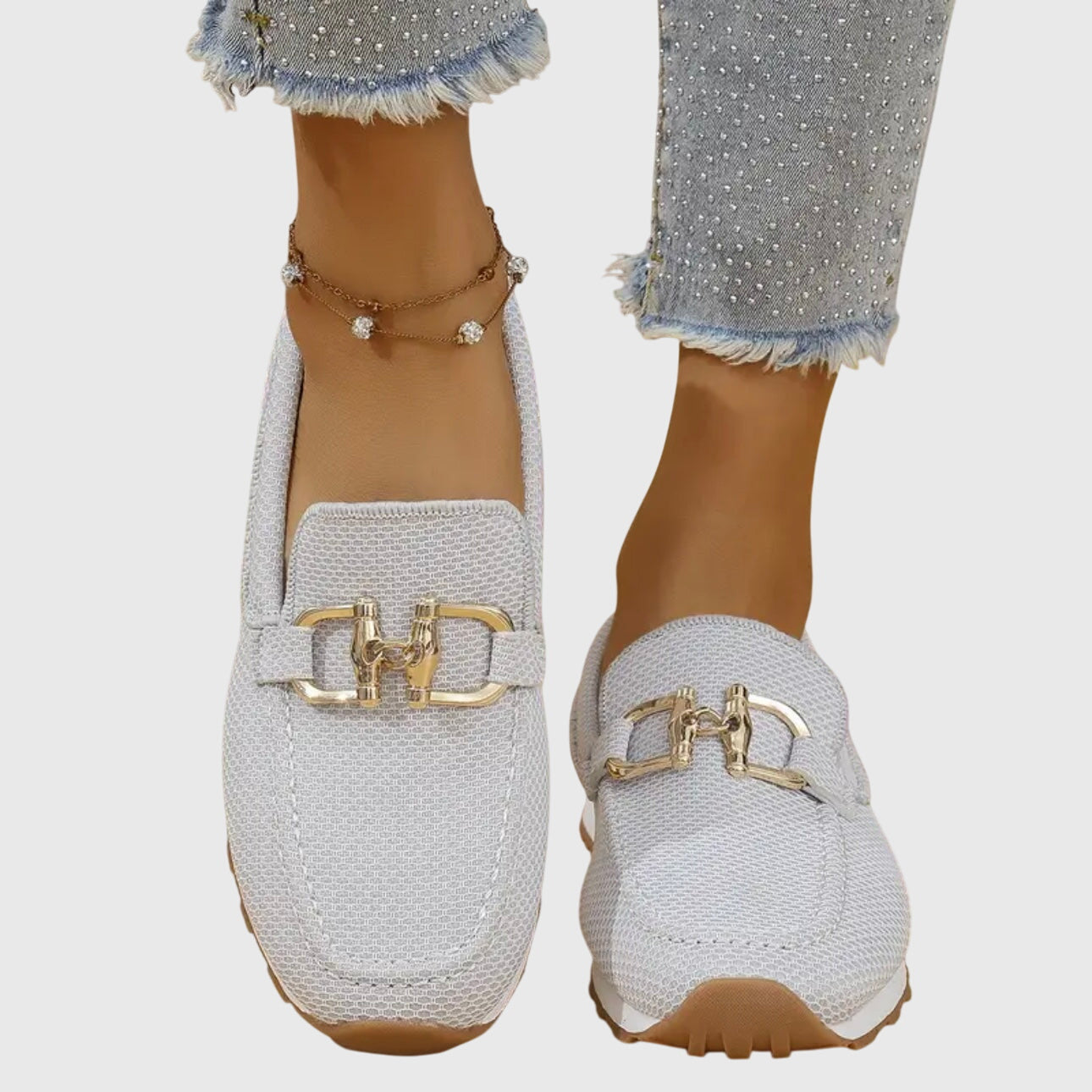 Lia - Sneakers ortopediche modello loafer