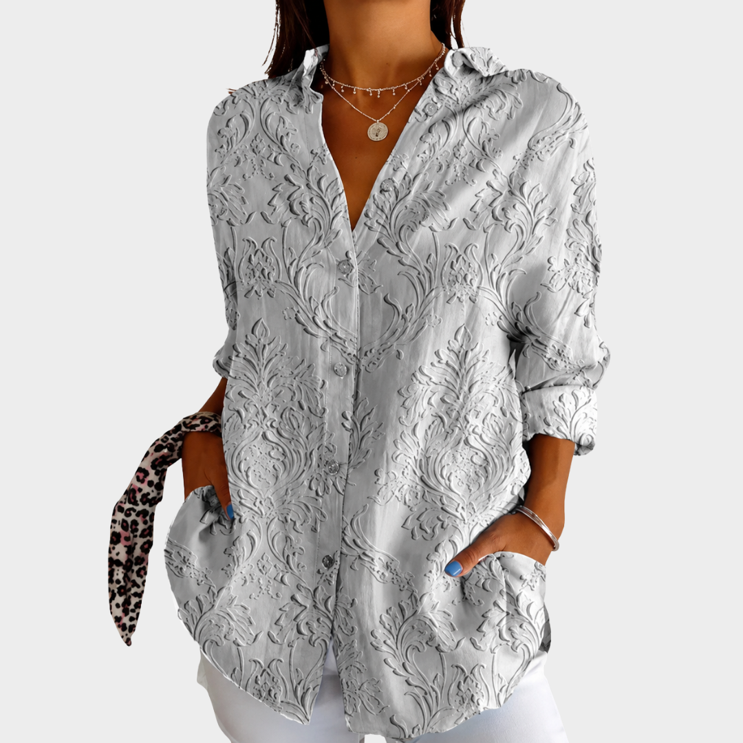 Blusa Leggera Colorata a Stampa