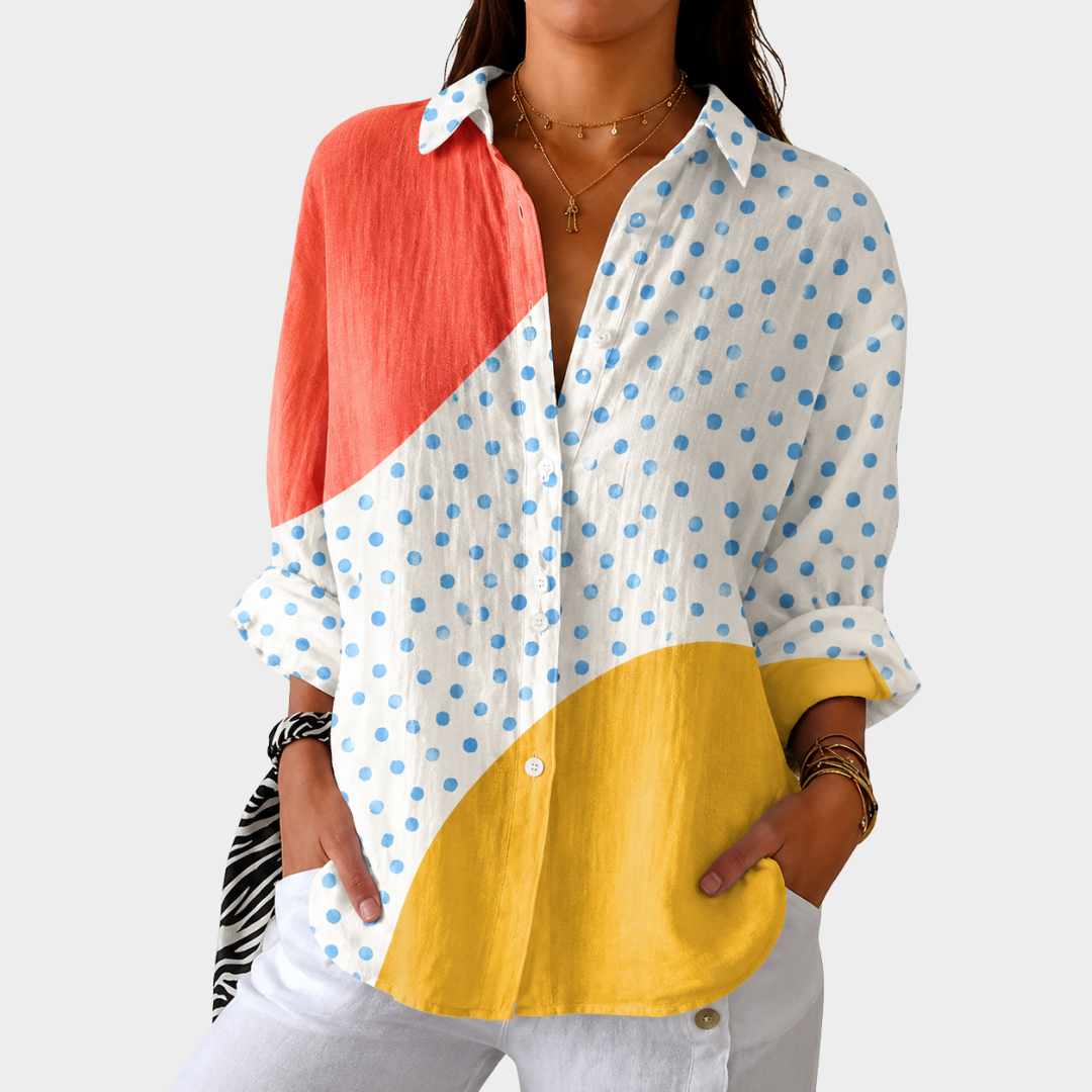Blusa Leggera e Colorata a Stampa