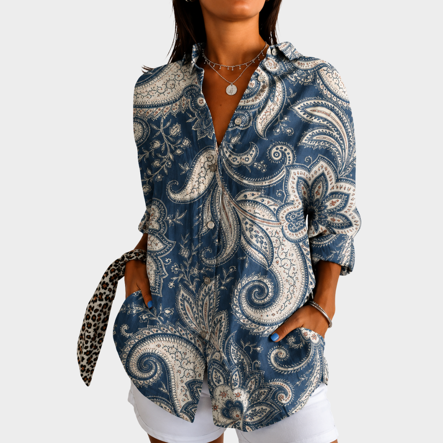 Blusa Grazia Paisley Costiera