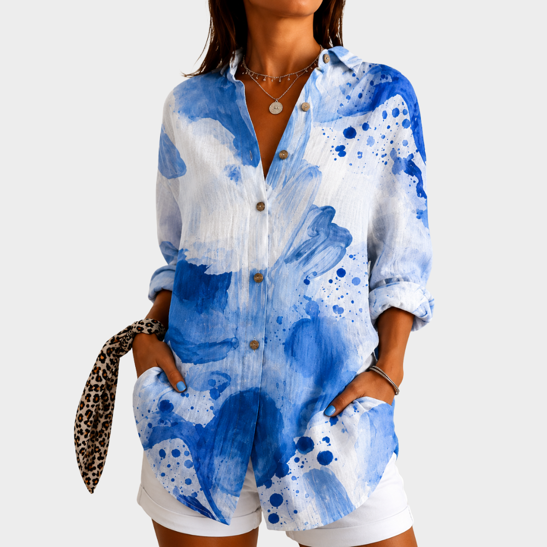 Blusa Brezza ad Acquerello Costiera