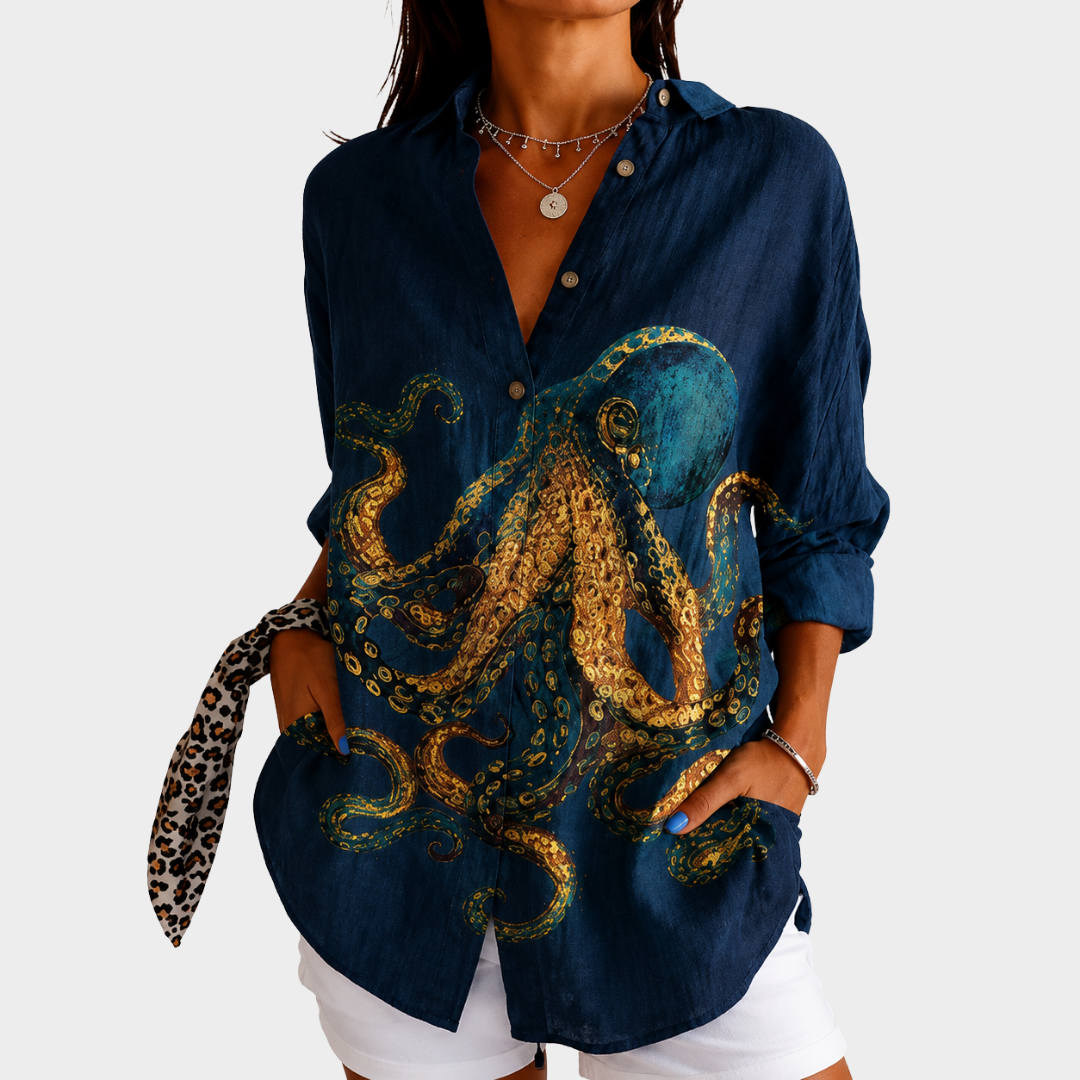 Blusa d'Effetto Tesoro d'Oceano