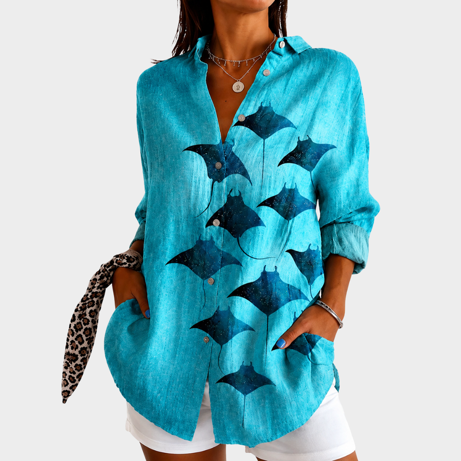 Blusa Onda d'Oceano Manta