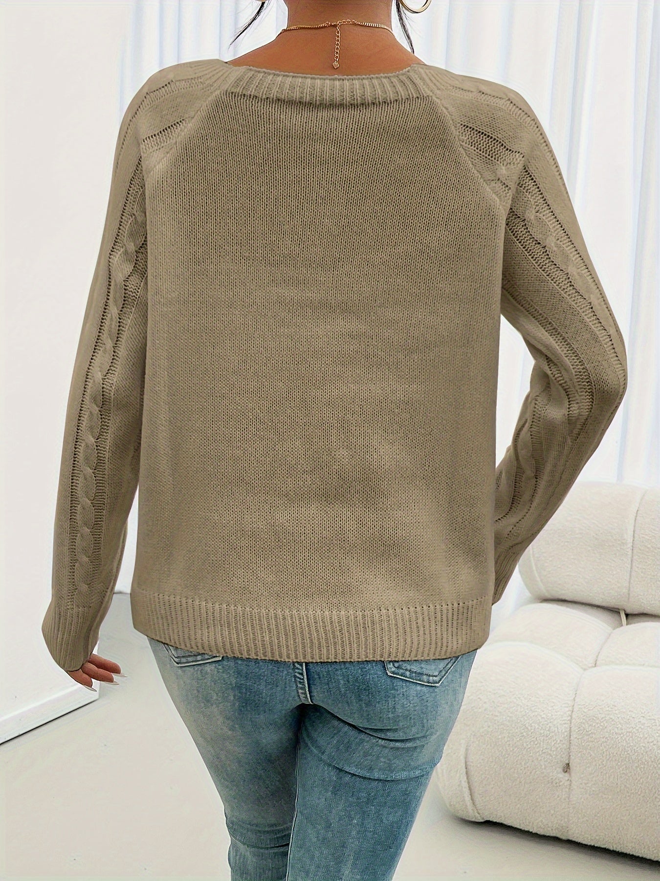 Bella | Maglione testurizzato con bottoni da donna