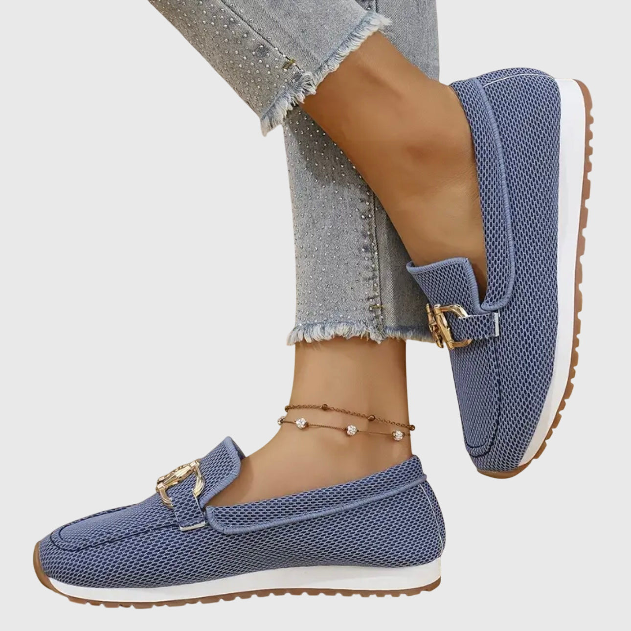 Lia - Sneakers ortopediche modello loafer