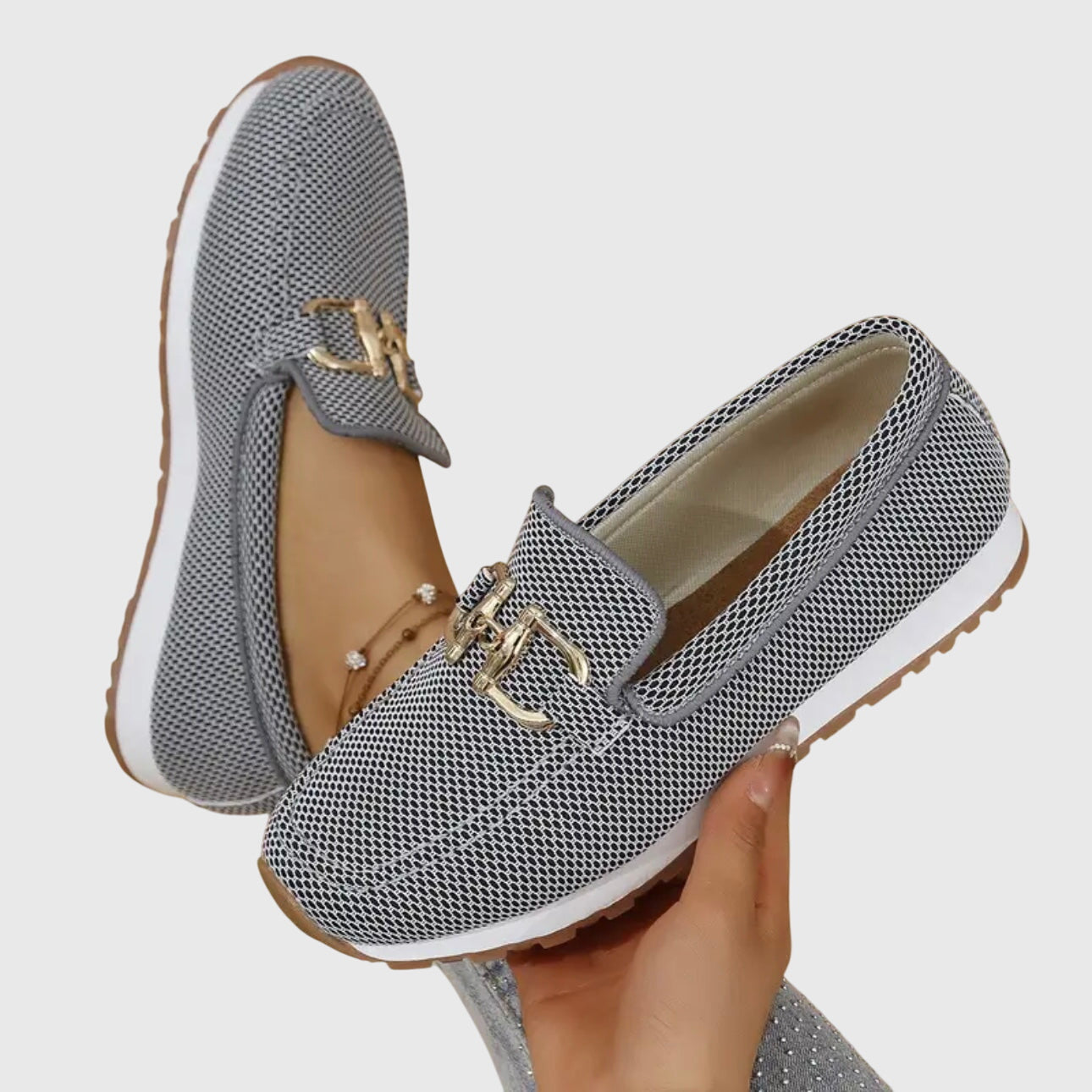 Lia - Sneakers ortopediche modello loafer