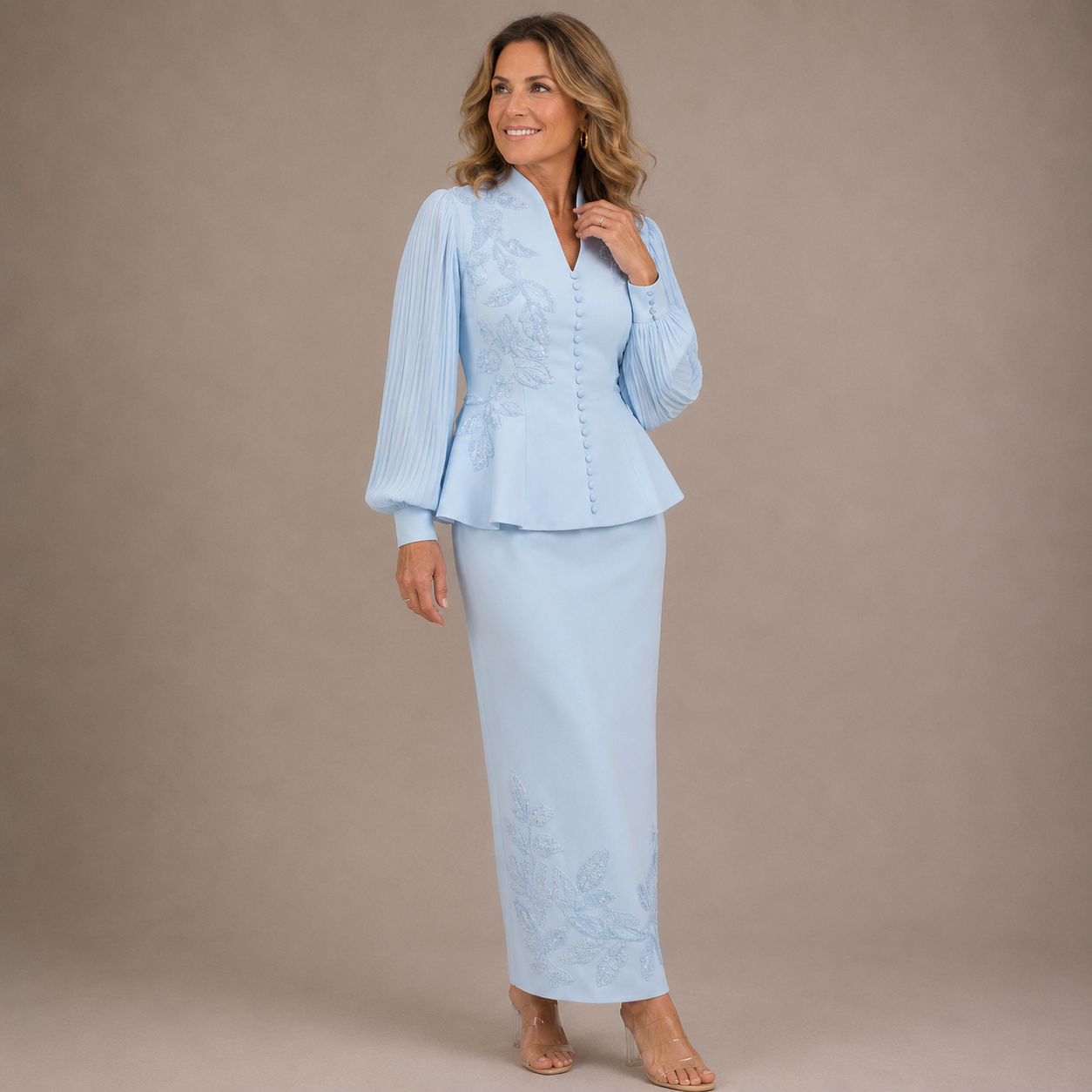 Flora | Completo Elegante con Ricami