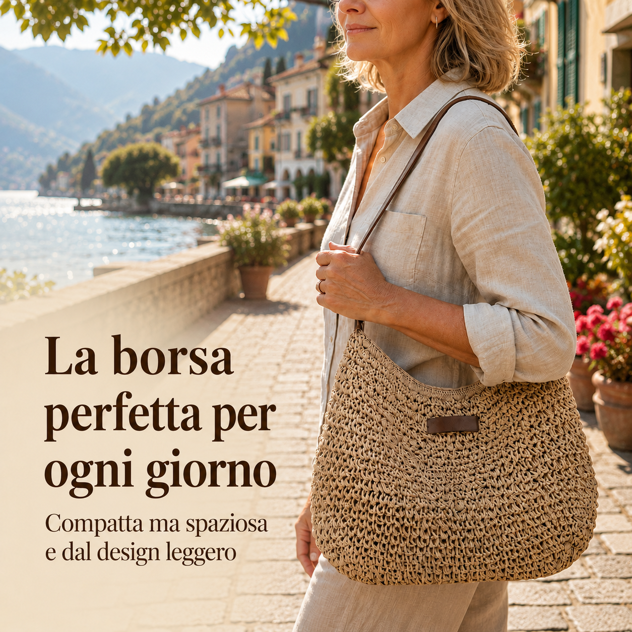 Simone | Borsa Intrecciata Elegante