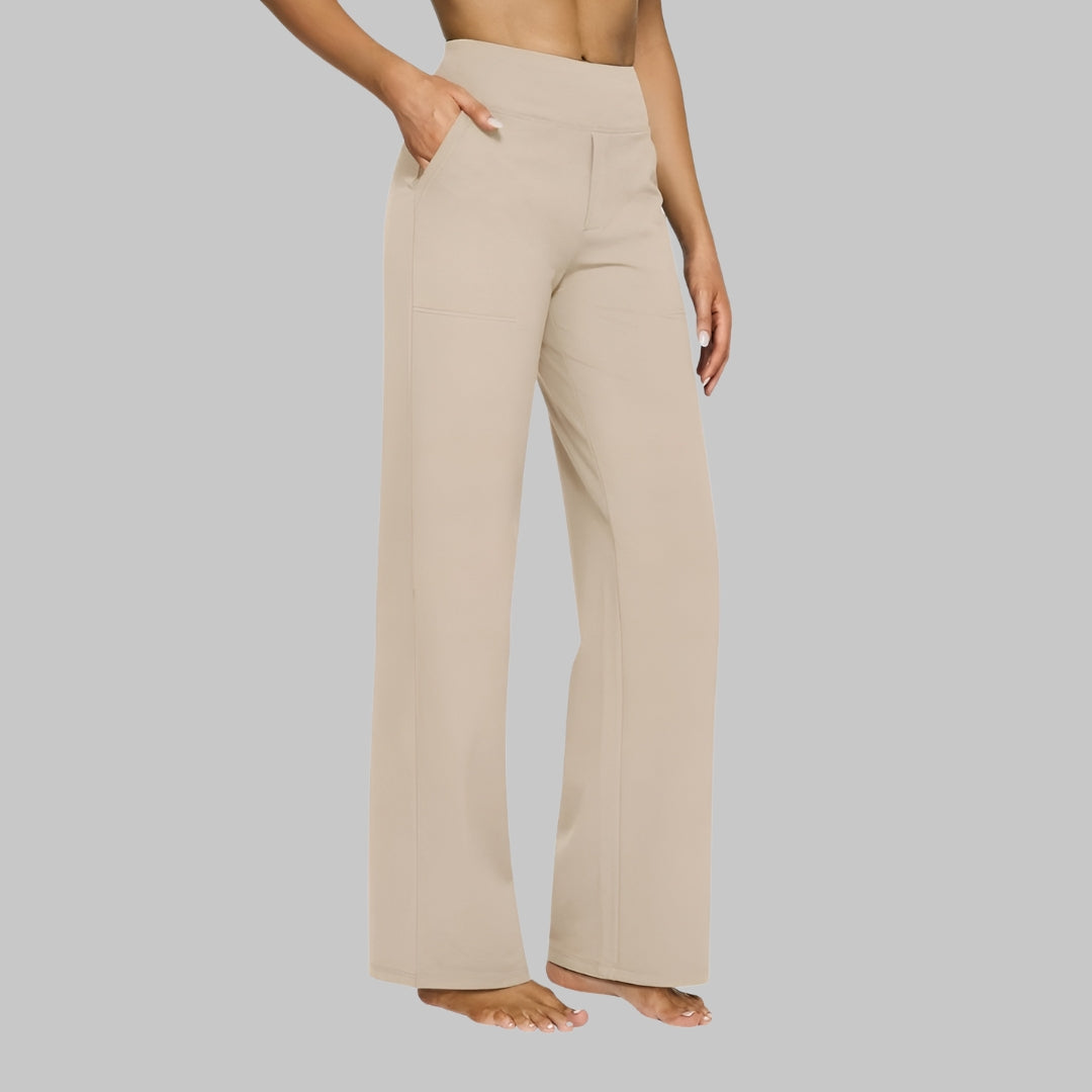 Dalia | Pantaloni Eleganti a Vita Alta