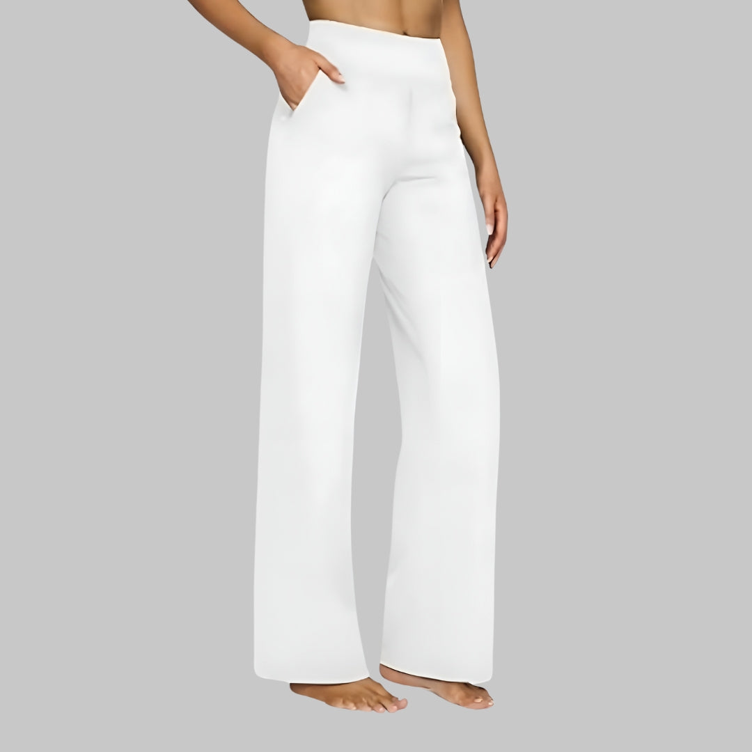 Dalia | Pantaloni Eleganti a Vita Alta
