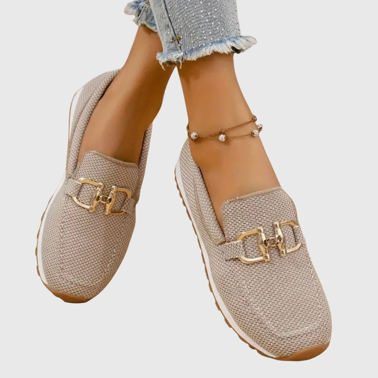 Lia - Sneakers ortopediche modello loafer