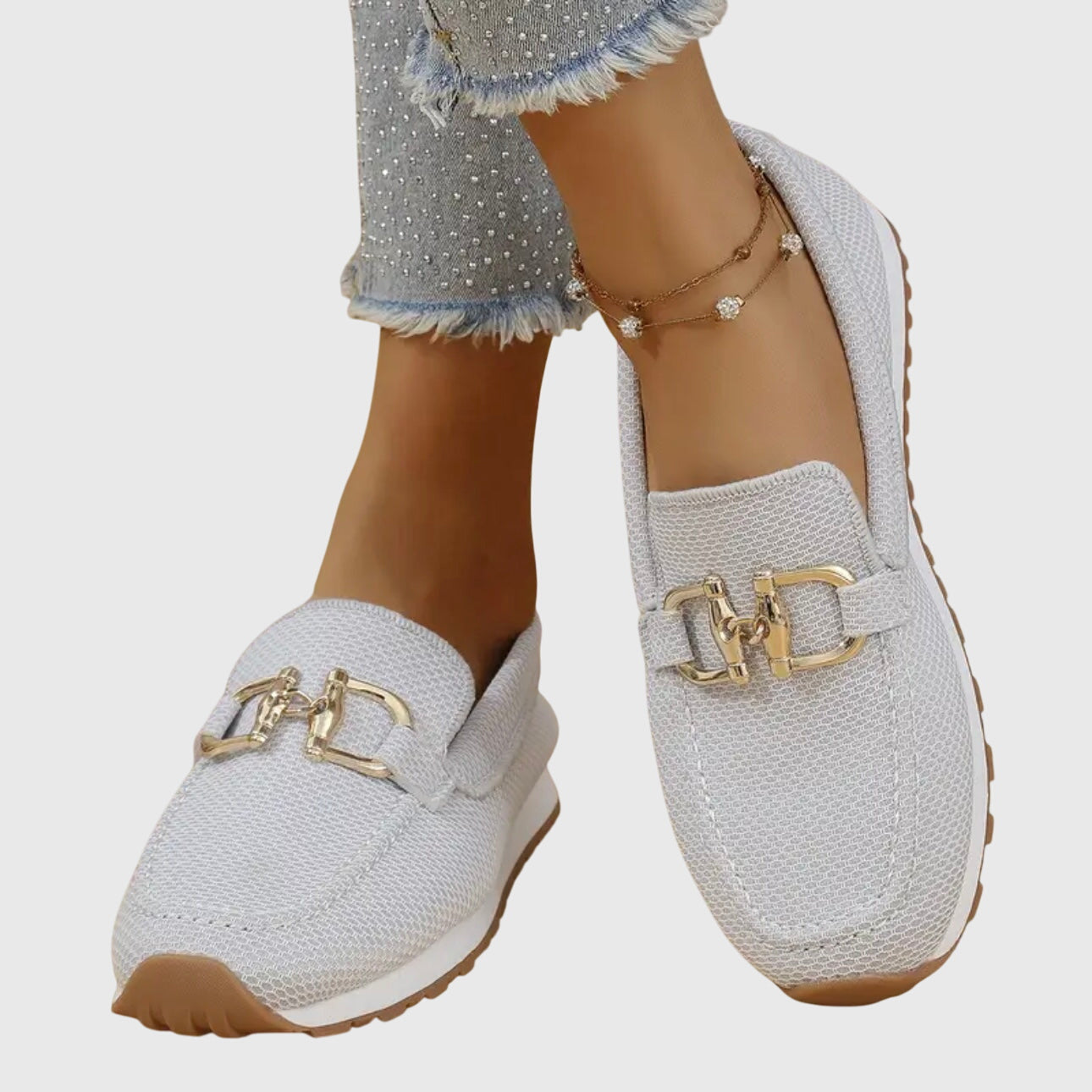 Lia - Sneakers ortopediche modello loafer