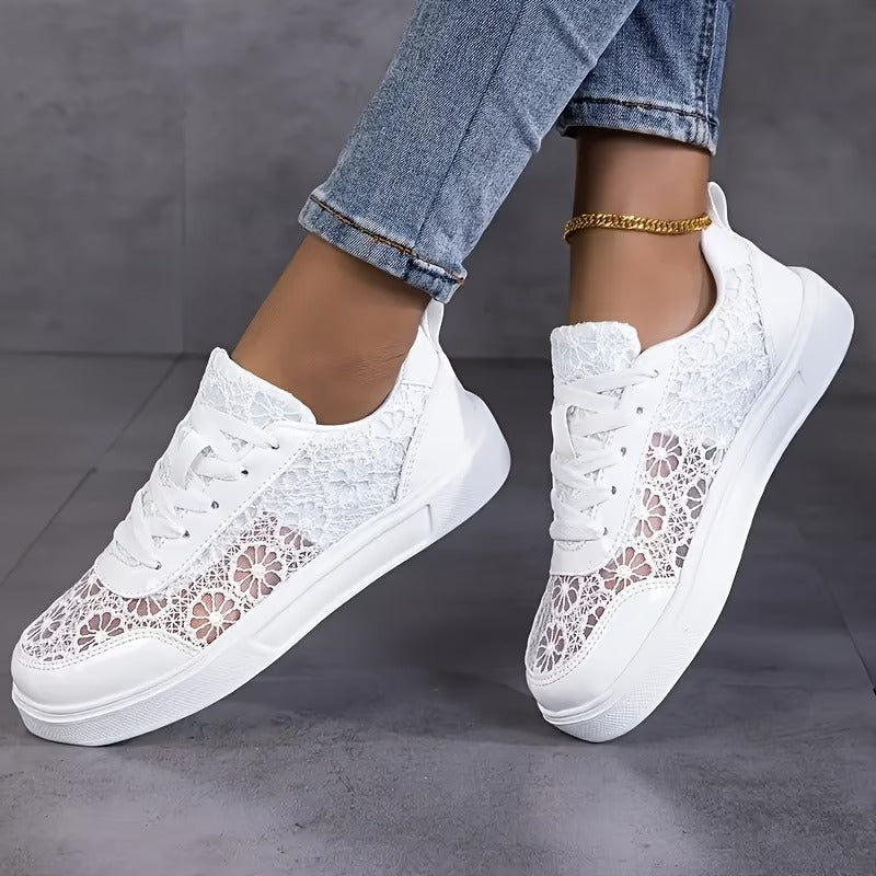 Camille | Sneakers eleganti in pizzo