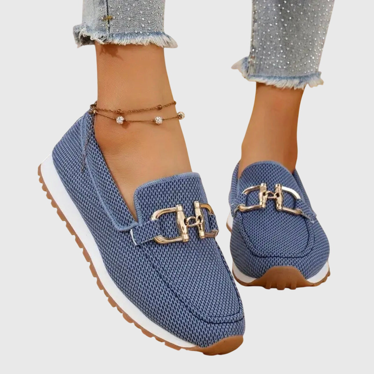 Lia - Sneakers ortopediche modello loafer