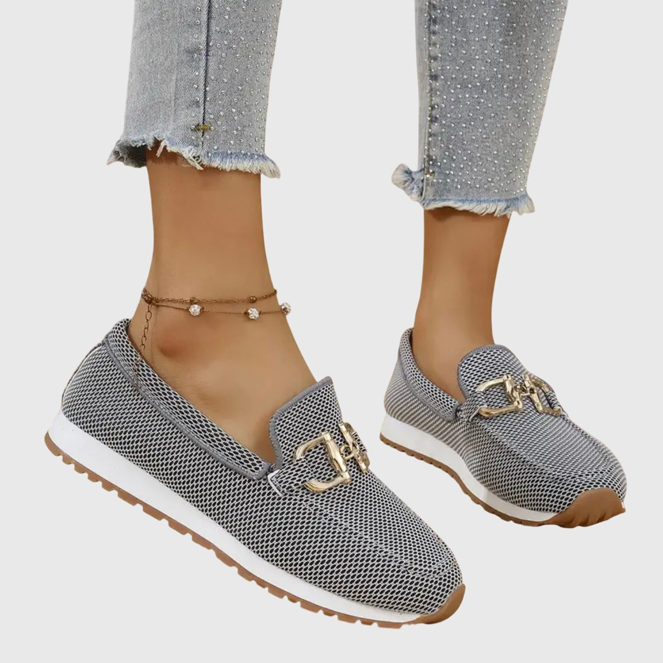 Lia - Sneakers ortopediche modello loafer