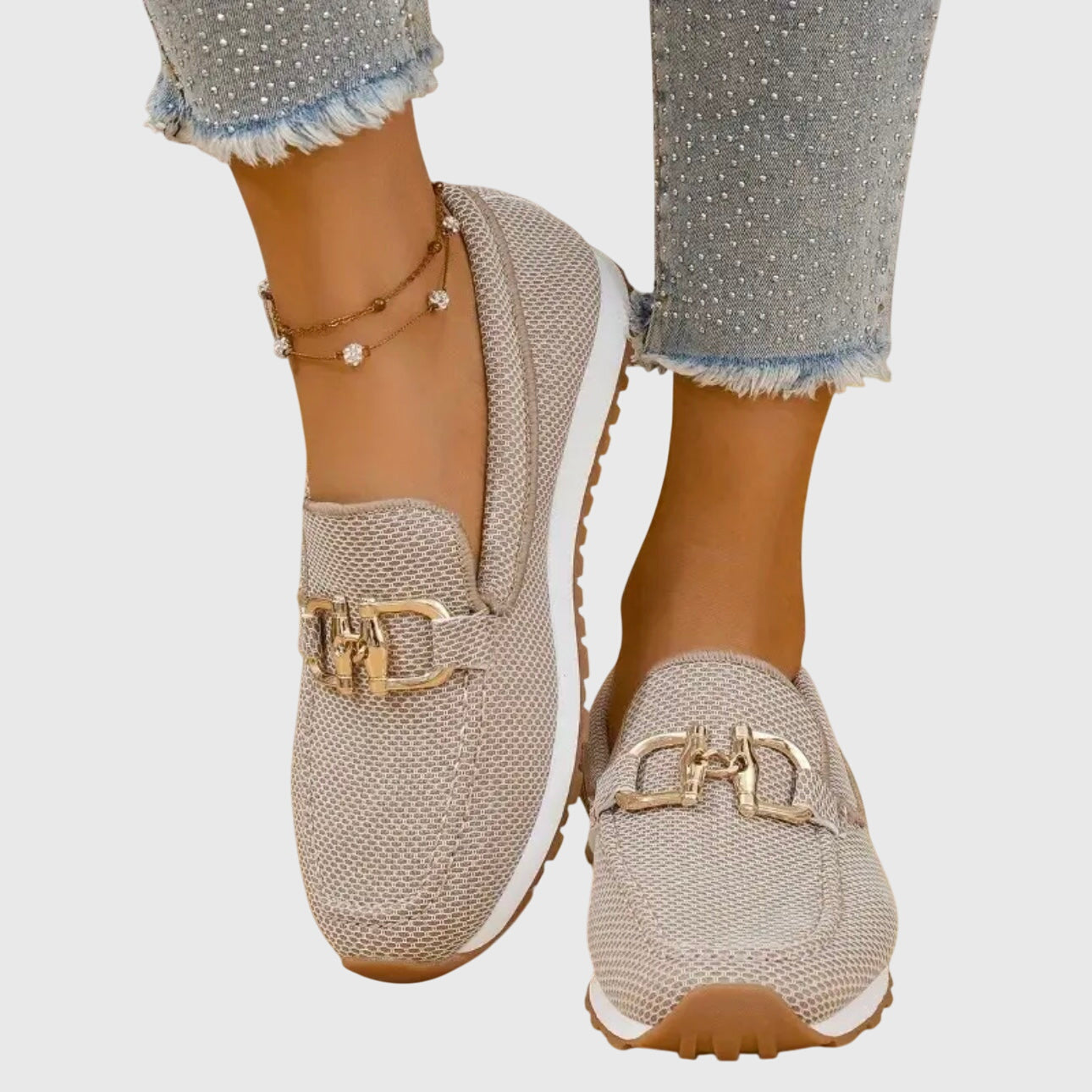 Lia - Sneakers ortopediche modello loafer