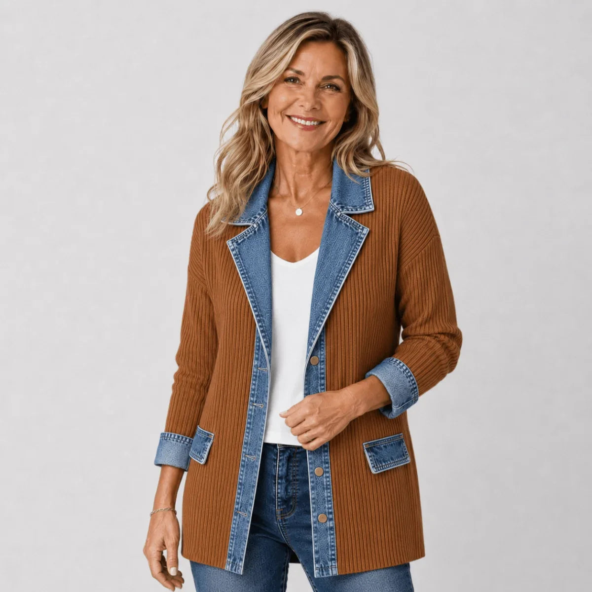 Francesca | Giacca in Denim Elegante