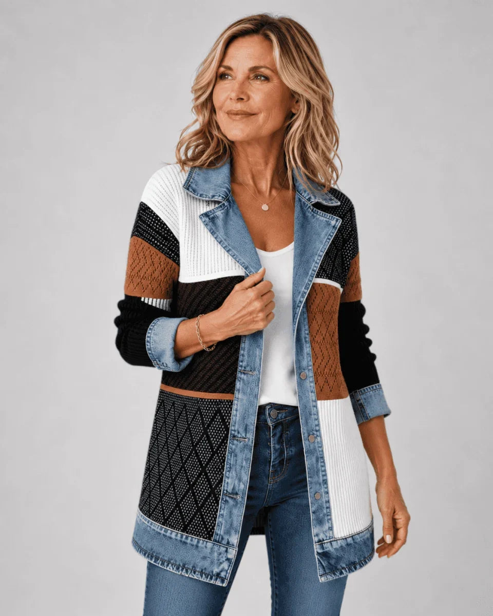 Francesca | Giacca in Denim Elegante